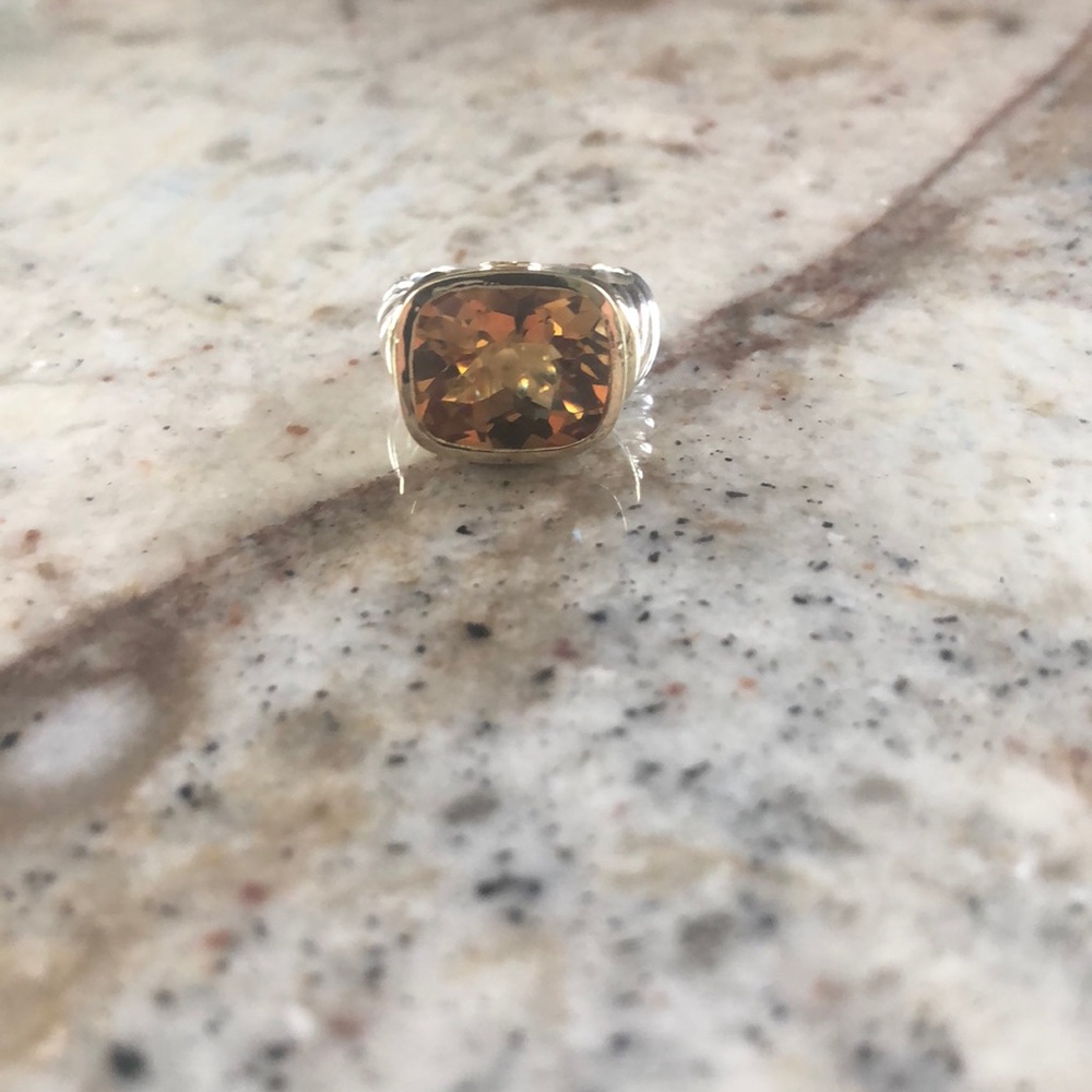 David yurman amber stone ring size 6